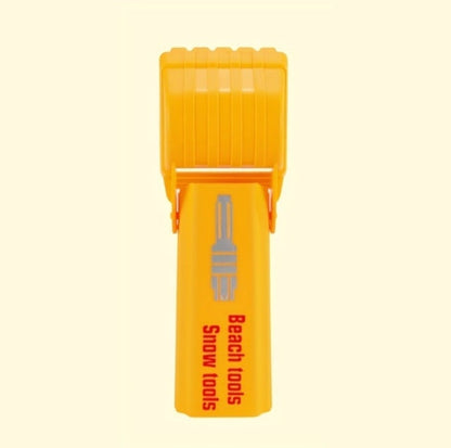 Pro Sand & Snow Shovel Set - 1pc/2pcs Heavy-Duty Orange Plastic Tool for Kids & Adults, Beach or Winter Adventures