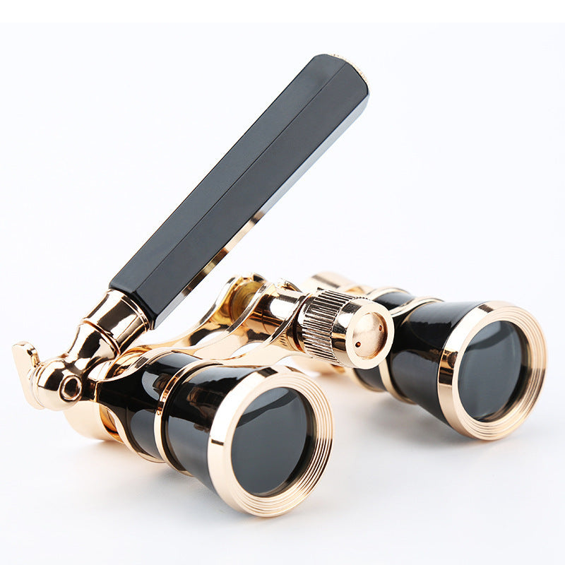 Vintage Opera Glasses — Compact Theater & Racecourse Binoculars, With or Without Handle