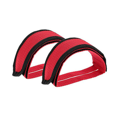 Nylon Bicycle Pedal Straps Toe Clip Set – Adjustable Cycling Foot Straps for MTB Fixed Gear Road Bike Secure Riding Support.