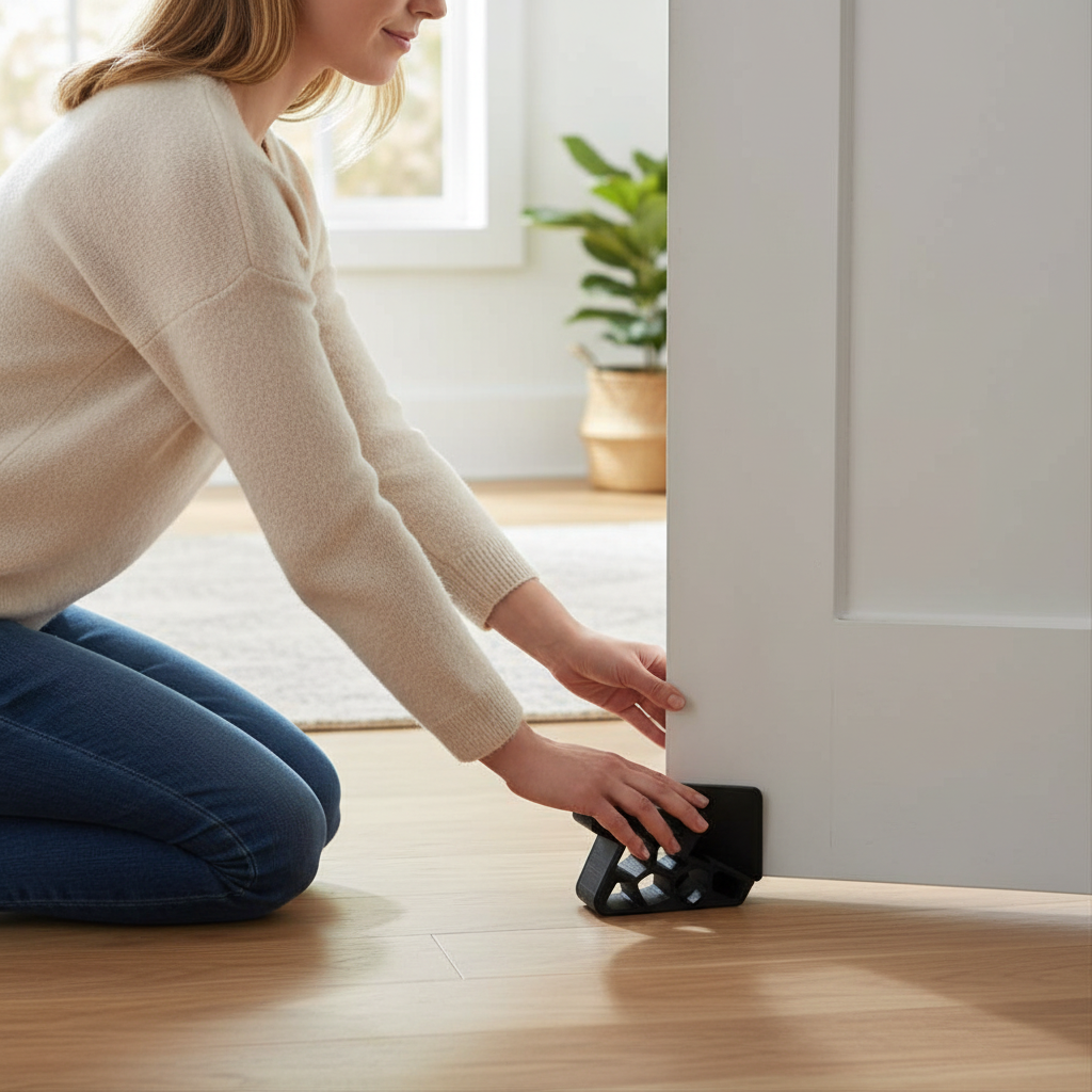 Heavy-Duty Anti-Slip Door Stopper – Durable Indoor Wedge and Anti-Collision Limiter for Sliding Doors, Windows, Balconies and Safer Home Use