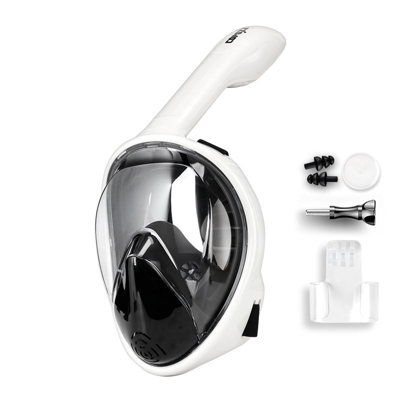 Full Face Snorkeling & Diving Mask – Anti-Fog Scuba Goggles with Wide View, Leak-Proof Design for Adult Swimming, Snorkel & Underwater Exploration