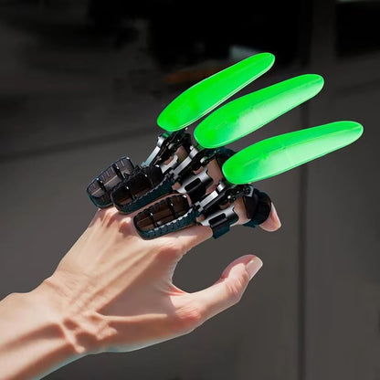 Retractable Mechanical Claw Toy – 3D Creative Assembly Finger Claw Prop for Kids, Movie-Inspired Halloween Cosplay, Party Decorations & Interactive Play