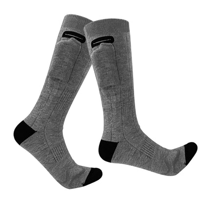 Electric Heated Socks - Rechargeable Thermal Foot Warmers with Adjustable Heating Modes for Winter Outdoor Activities