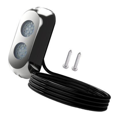 Marine Underwater Boat Light – Waterproof 10-30V Transom LED Lamp for Yachts and Pontoon Boats with Bright Tail and Accent Illumination