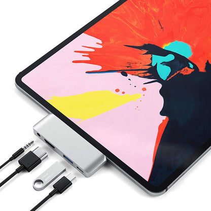 USB-C Hub Docking Station – 4-in-1 High-Definition Type-C Adapter for iPad, Phones, Computers and Game Consoles with Versatile Connectivity