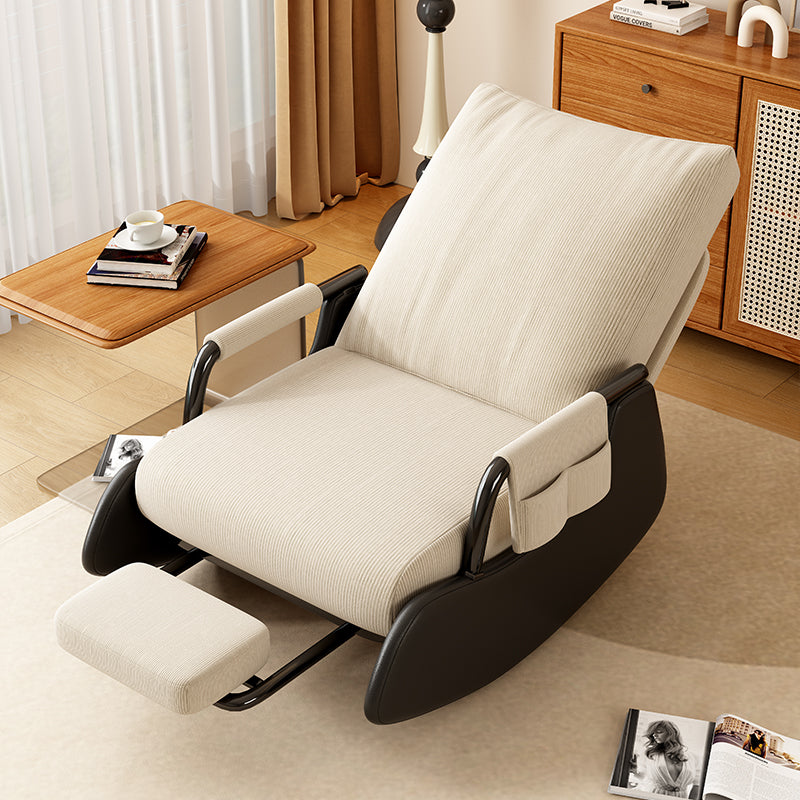 Adjustable Lazy Rocking Chair – Ergonomic Foldable Recliner for Living Rooms, Balconies and Lounges with Comfortable Resting and Relaxation Support