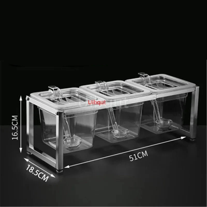 Commercial GN Pan Rack - Stainless Steel Food Tray Shelf Organizer for Restaurant Buffet, Durable Kitchen Storage Solution