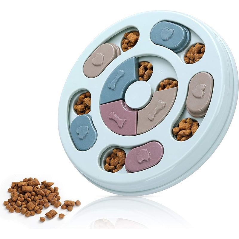 Interactive Dog Puzzle Feeder Toy - IQ Training Treat Dispenser for Mental Stimulation, Slow Eating & Enrichment Fun