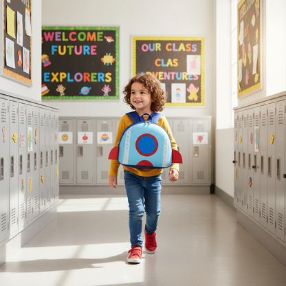 Rainbow Kids Backpack – Waterproof Kindergarten School Bag with Large Opening for Preschool Boys and Girls Daily Essentials