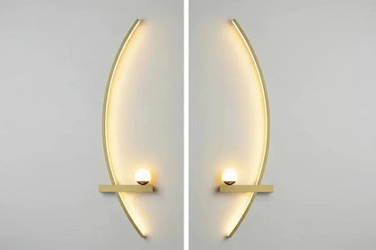 Modern LED Bedside Wall Lamp – Minimalist Art Sconce for Bedrooms, Reading Corners, Hotels and Stylish Contemporary Interior Lighting