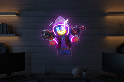 Joker Gamer Neon Sign – USB Anime LED Wall Light for Gaming Rooms, Bars, Garages and Bedrooms with Bold Character-Inspired Decor