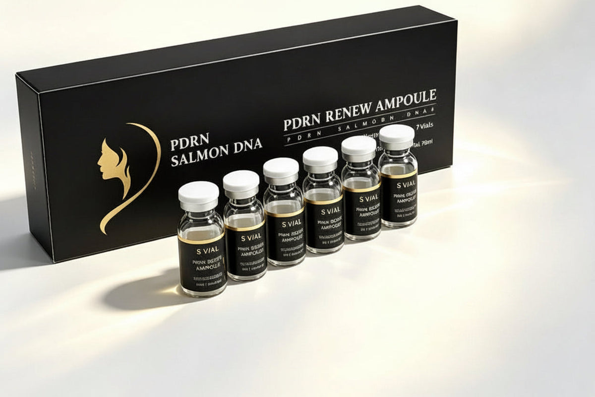 Korean PDRN Hyaluronic Acid Serum – Daily Hydrating Facial Essence for Smooth, Soft-Looking Skin Texture and Lightweight K-Beauty Moisture Care
