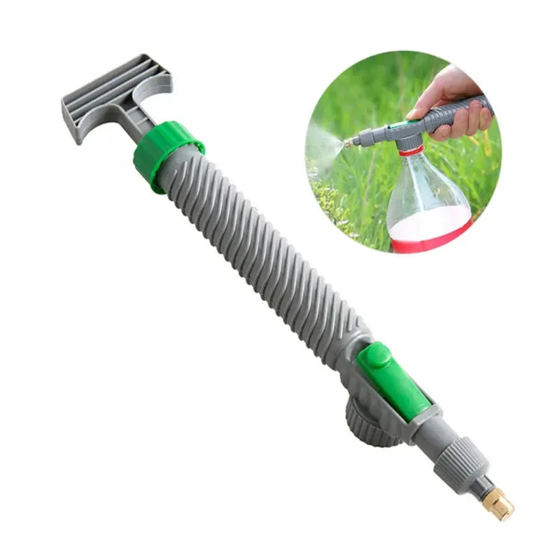 Adjustable High Pressure Garden Sprayer Nozzle – Hand Pump Watering Tool for Plants, Multi-Purpose Bottle Sprayer for Lawn, Garden, and Cleaning Tasks