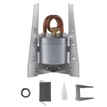 Ultralight Alcohol Burner Stove – Compact Survival Camping Cooker for Easy Carrying, Outdoor Tea Brewing, Backpacking, Picnics and Emergency Meal Prep