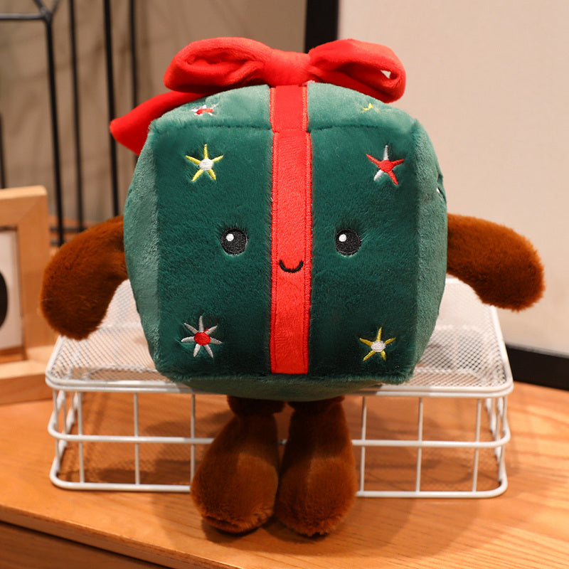 Gingerbread Man Plush Pendant - Christmas Tree Hanging Plush Toy, Soft Stuffed Ornament for Bags, Holiday Gifting and Cute Seasonal Decor