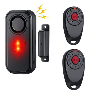 Wireless Door & Window Alarm Sensor – Remote Controlled Security Device with Magnetic Alert for Home Protection