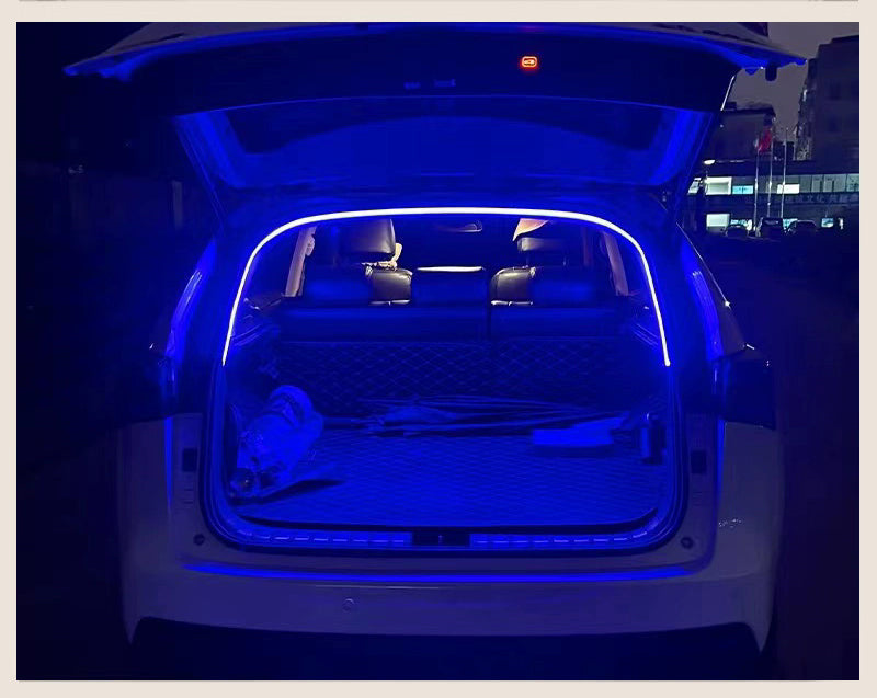 High Brightness Car Trunk LED Light Strip – Automatic Sensing Ambient Interior Lighting with Wiring-Free Installation