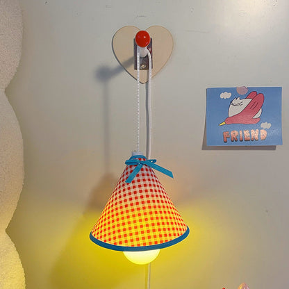 Warm Glow Wall Night Light – Cute Remote-Control Hanging Lamp for Bedroom Ambience and Cozy Decorative Lighting