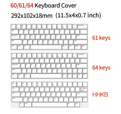 Acrylic Mechanical Keyboard Dust Cover – Transparent Pet-Proof Air Shield for 40% 60% 65% 75% Keyboards with Waterproof Protection & Dust Prevention