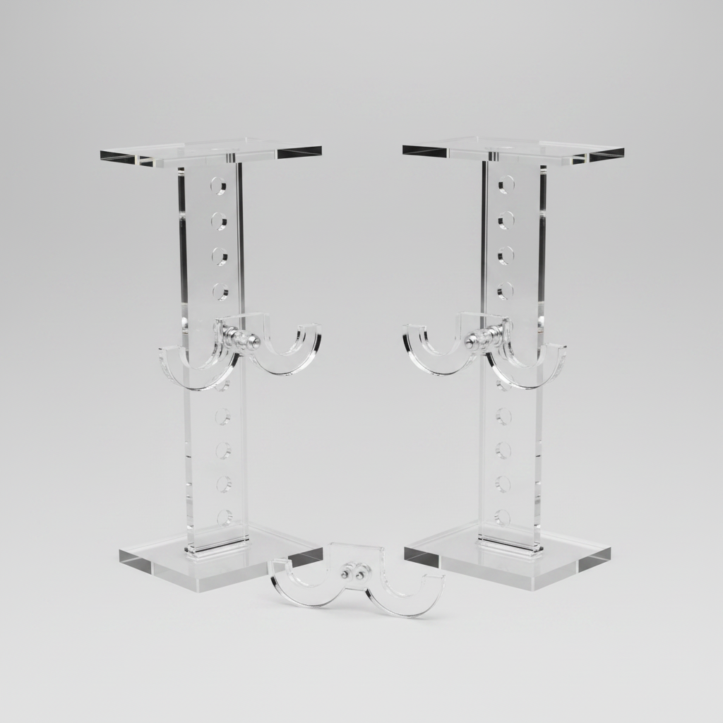 Adjustable Grow Light Stand – Sturdy Plant Lamp Holder Rack for Indoor Gardening, Hydroponics and Seedling Growth with Flexible Height and Hanging Support