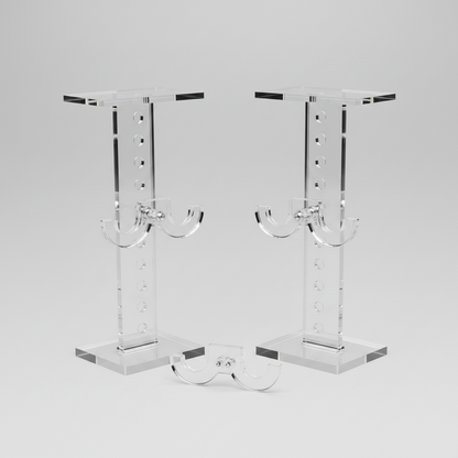 Adjustable Grow Light Stand – Sturdy Plant Lamp Holder Rack for Indoor Gardening, Hydroponics and Seedling Growth with Flexible Height and Hanging Support