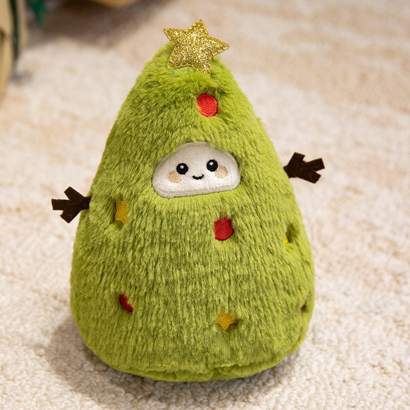 Christmas Plush Doll Series - Cute Santa, Elk and Snowman Soft Toys, Holiday Stuffed Decorations for Trees, Bedrooms, Gifts and Festive Displays