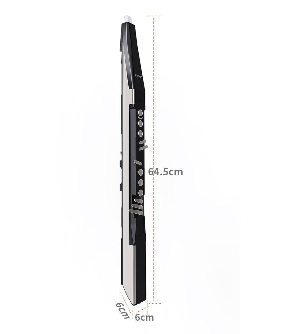 Professional Electronic Mini Saxophone - Alto Tenor Digital Flute and Clarinet with Blowpipe for Practice and Play Anywhere
