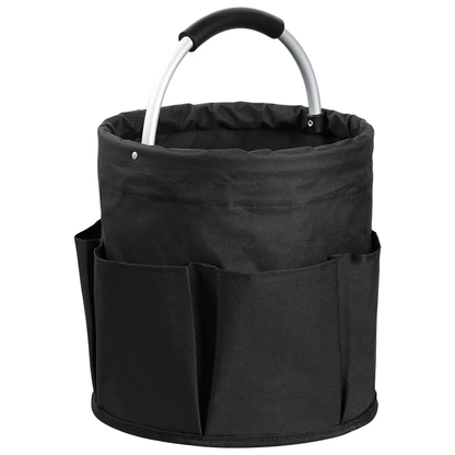 Large Capacity Folding Storage Organizer Bag – Utility Tote with Handle for Cleaning Supplies, Tools, Picnics and Daily Organization