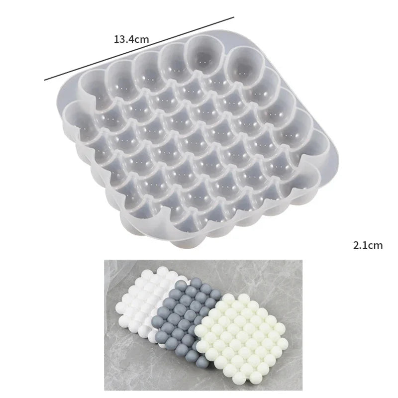 Magic Ball Silicone Mold – Plaster, Clay & Resin DIY Jewelry Display Mold for Aromatherapy Trays & Handmade Craft Creations