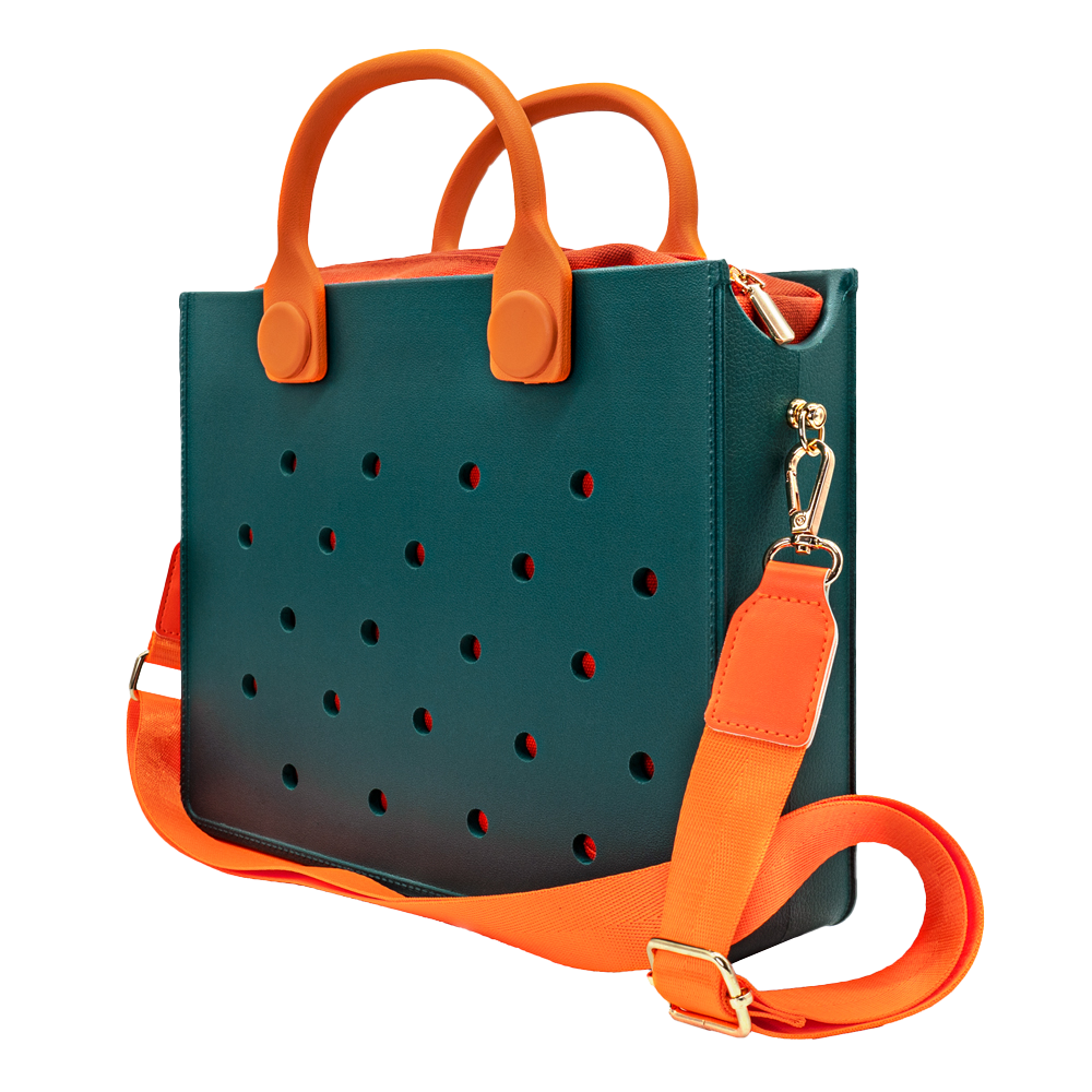 Fashion Soft EVA Large Storage Tote Bag – Waterproof Women’s Shoulder Handbag for Beach, Outdoors, Travel, Weddings & Daily Use