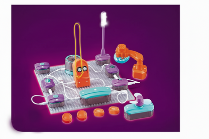 Electronic STEM Building Blocks - Physics Circuit Experiment Kit for Kids Educational Science Learning and Creative Engineering Fun