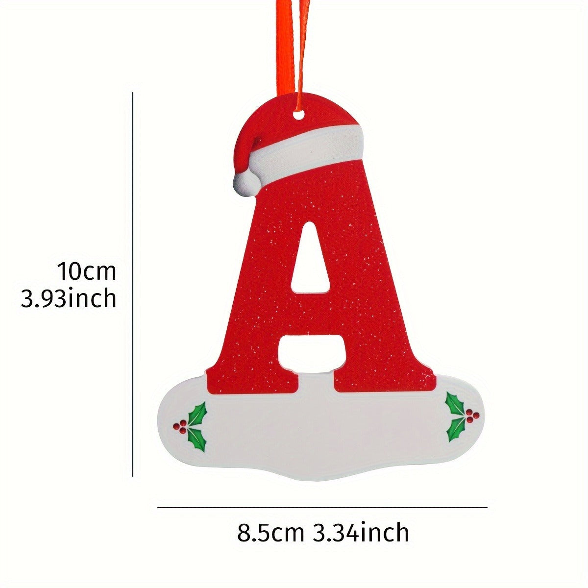 Alphabet Letter Christmas Ornaments – 26-Piece A–Z Hanging Tree Decorations for Home, Holiday Parties, Navidad & New Year 2026 Accessories