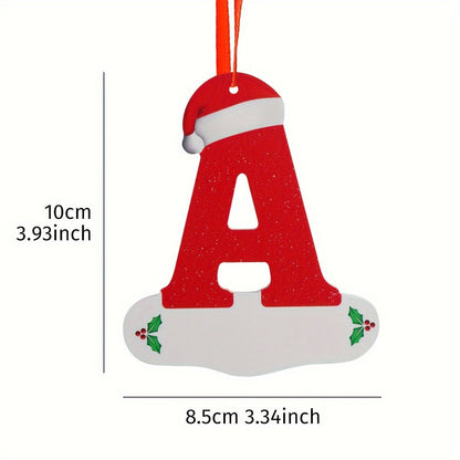 Alphabet Letter Christmas Ornaments – 26-Piece A–Z Hanging Tree Decorations for Home, Holiday Parties, Navidad & New Year 2026 Accessories