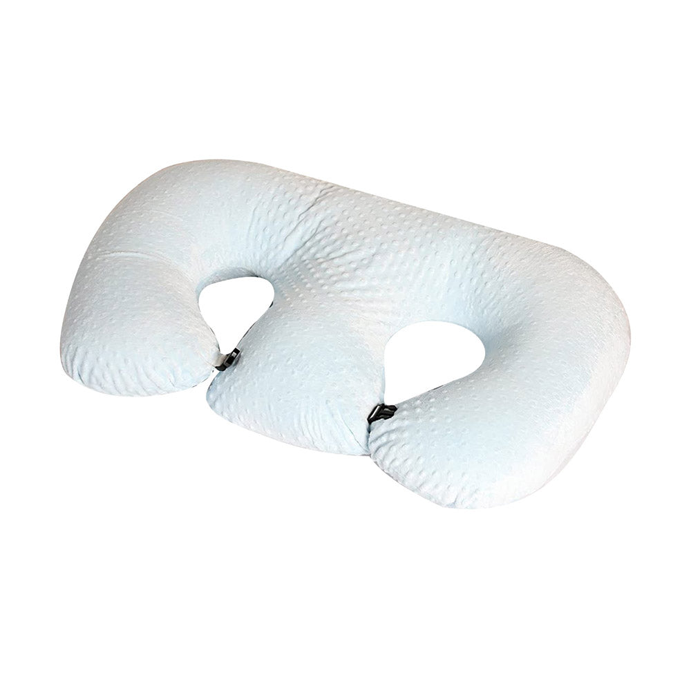 Twin Nursing Pillow Cushion - Multifunctional Baby Feeding Support Pillow with Anti-Spit Design for Comfortable Breastfeeding