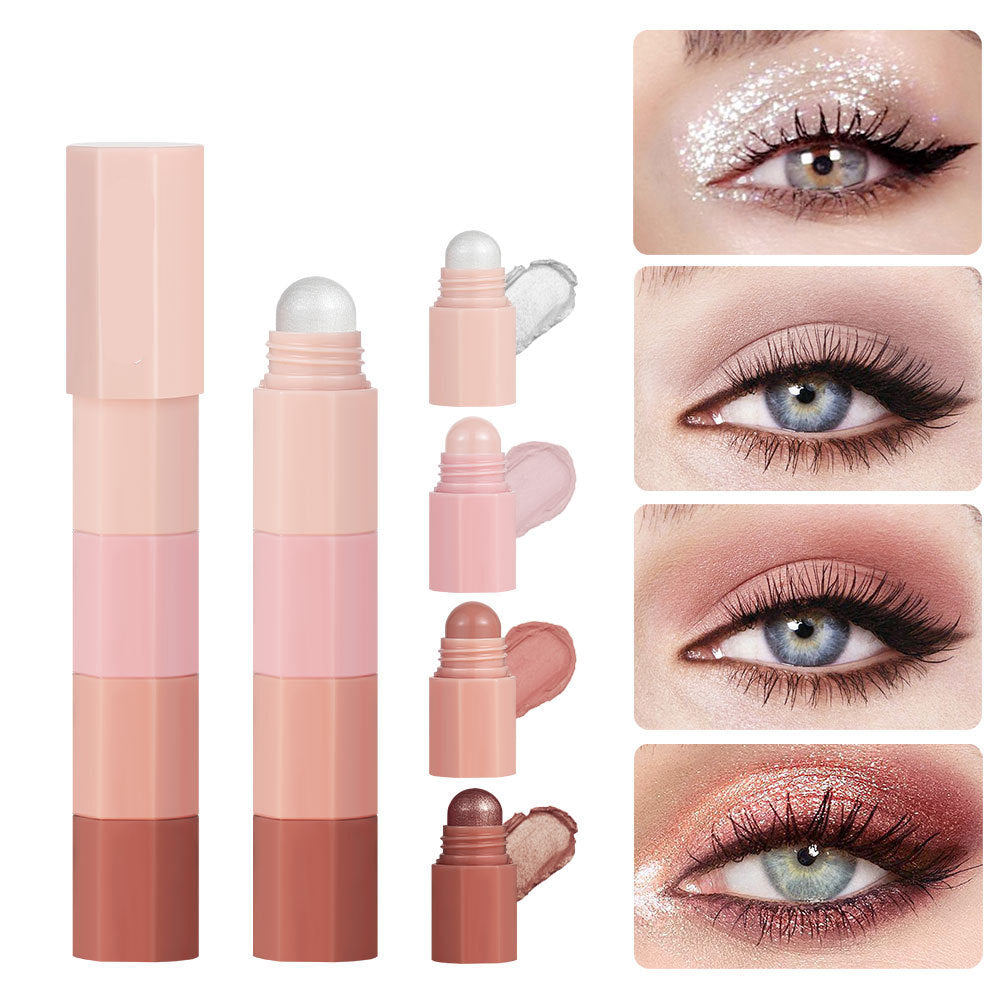 Liquid Pearlescent Highlighter Makeup - Waterproof Non Sticky Glow Enhancer for Eyes Cheeks and Radiant Party Makeup Looks