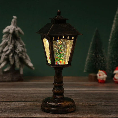 Christmas Music Snowball Lights – Santa & Snowman LED Decorative Globe for Holiday Home Decor, Festive Atmosphere, and Winter Night Lighting