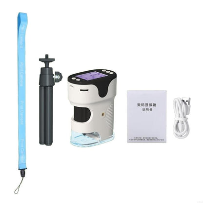 Digital Handheld Microscope with Screen – 23GB 1000X Portable Camera Microscope for Kids and Adults for Science, Inspection & Exploration