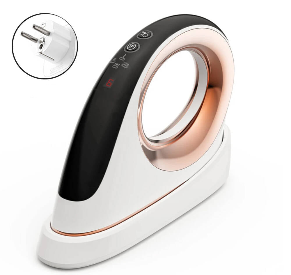 RF EMS Beauty Device – 3-in-1 Microcurrent Facial and Body Massager for Skin-Care Routines, Firming Massage, Rejuvenation and At-Home Beauty Treatments