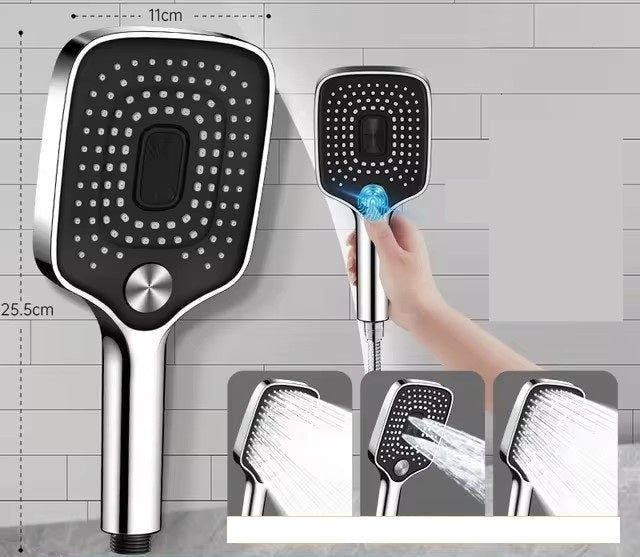High-Pressure Rain Shower Head – 36CM Large Flow 360° Swivel Water-Saving Rainfall Shower Set