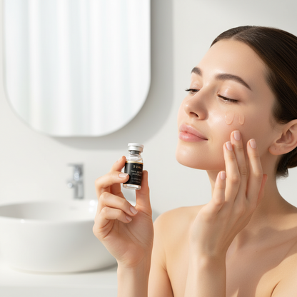 Korean PDRN Hyaluronic Acid Serum – Daily Hydrating Facial Essence for Smooth, Soft-Looking Skin Texture and Lightweight K-Beauty Moisture Care