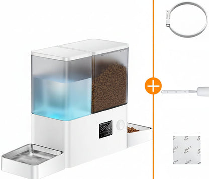 Smart Automatic Pet Feeder Set – 8.5L WiFi APP Food Dispenser with 5L Feeding Storage and 3.5L Gravity Water Drinker