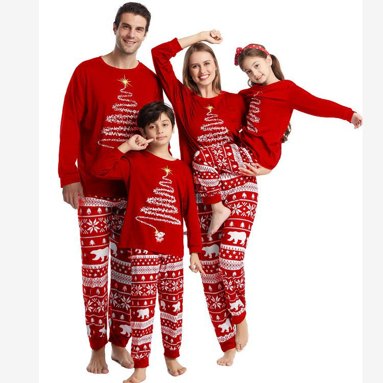 Family Matching Christmas Pajama Set – Mom Dad Kids Matching Sleepwear, Soft Holiday Romper and Clothing Set for Festive Home Photos