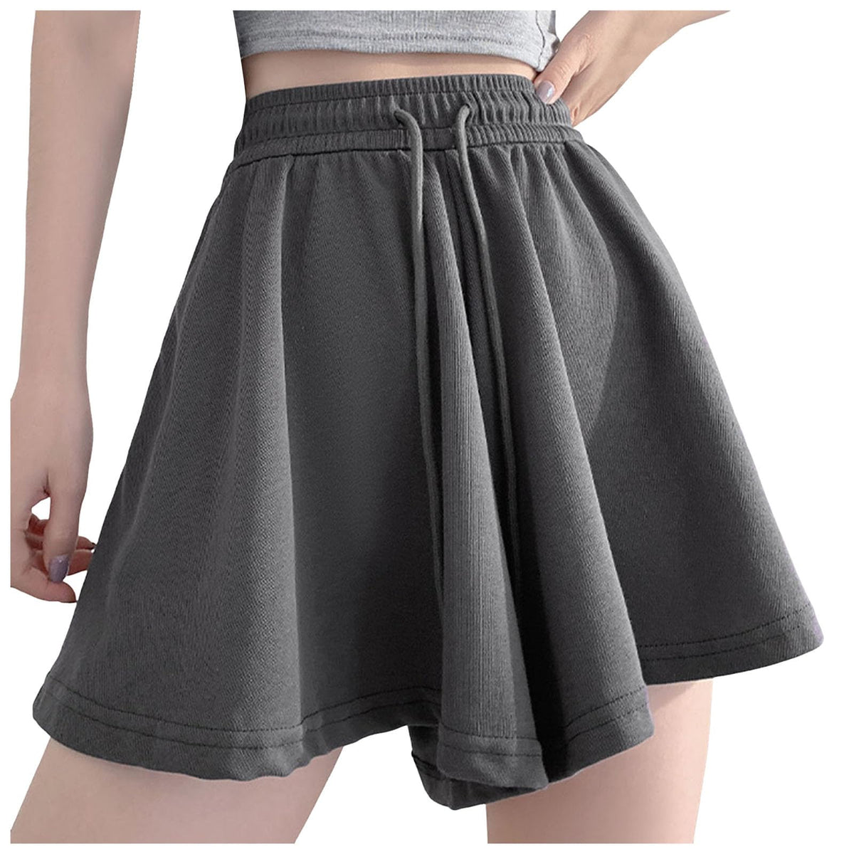 High-Waist Skort for Women – Wide-Leg Ballet-Inspired Summer Shorts with Casual All-Match Styling for Running, Travel and Everyday Outfits