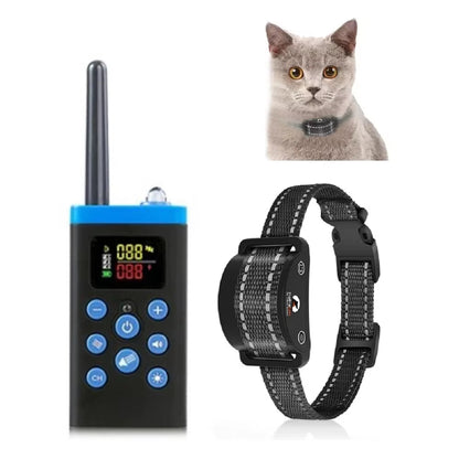 No-Shock Cat Training Collar – Remote-Controlled Anti-Meowing Collar for Gentle Behavior Guidance and Convenient Indoor Pet Training