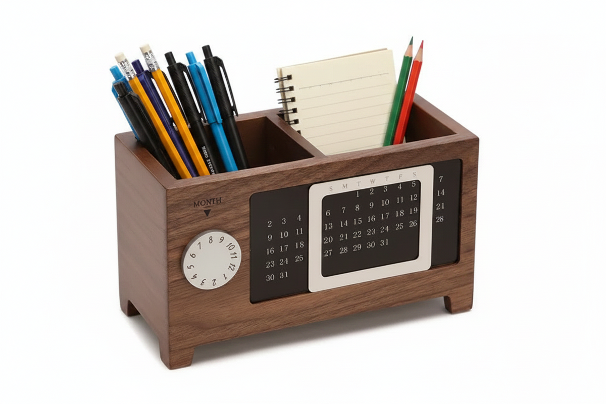 Wooden Multifunctional Organizer Box – Versatile Storage Container for Household Accessories, Jewelry, Desk Supplies, Crafts and Home Organization