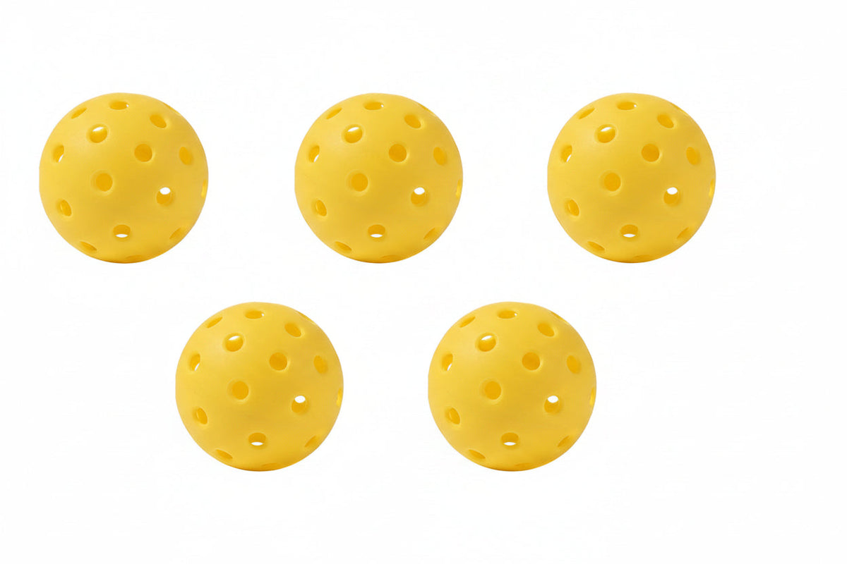 Outdoor Pickleball Balls – 40-Hole High-Performance Durable Pickleballs for Training, Practice Sessions, Recreation and Tournament Play