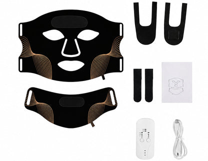 LED Color Light Beauty Device – At-Home Facial Skin-Care Tool with Multi-Color Light Modes for Relaxing, Convenient Beauty Routines