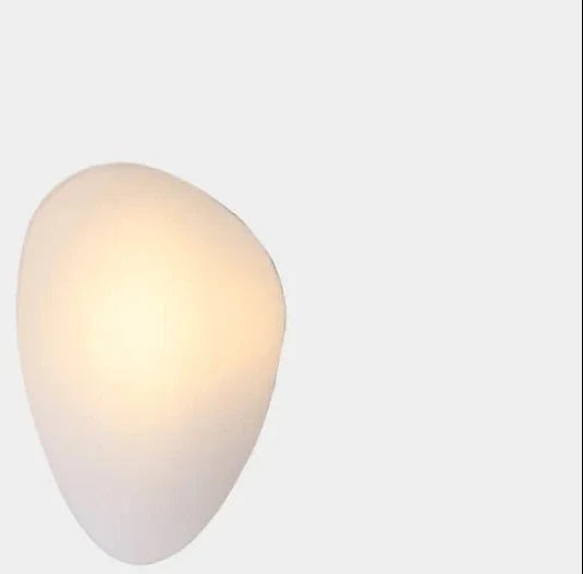 Nordic Pebble Wall Lamp – Creative Designer Shape Sconce for Studies, Bedrooms and Living Rooms with Modern Decorative Ambient Lighting