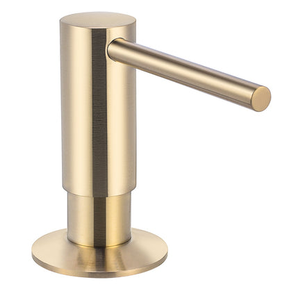 Liquid Soap Dispenser – 500ML Black Brass Pump Bottle for Kitchen and Bathroom Countertops, Stylish Refillable Hand Soap Organizer
