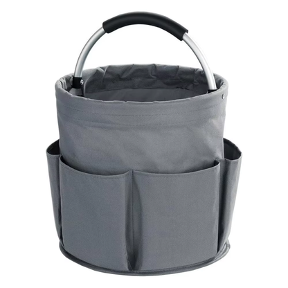 Large Capacity Folding Storage Organizer Bag – Utility Tote with Handle for Cleaning Supplies, Tools, Picnics and Daily Organization